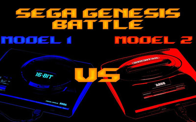 Sega Genesis Model 1 vs. Model 2: Design and Aesthetics