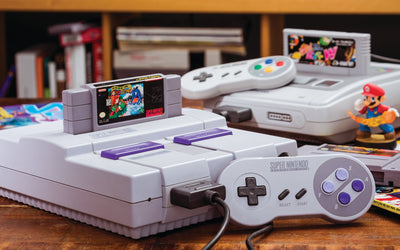 La Super Nintendo originale et la transition du jeu 8 bits au jeu 16 bits