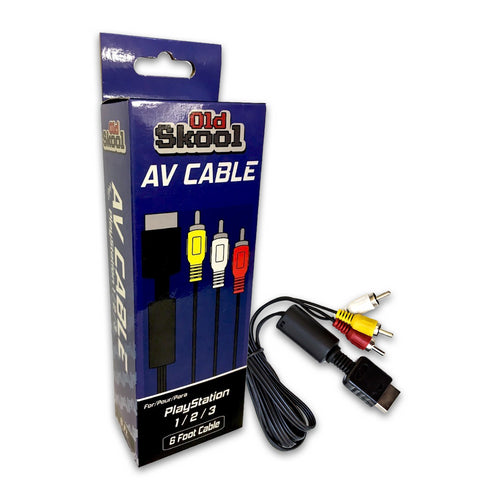 PS1 / PS2 / PS3 AV Cable - Old Skool - Image 2