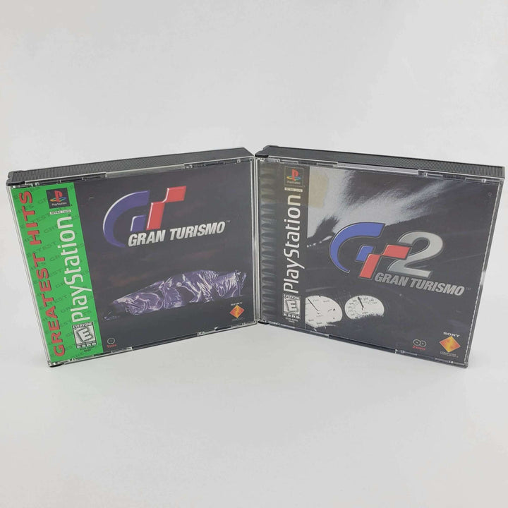Playstation 1 Console Bundle: Gran Turismo 1 & 2 | Retrolio Games