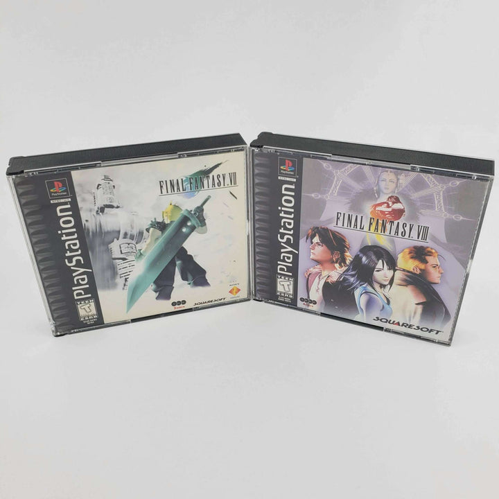 Playstation 1 Console Bundle: Final Fantasy 7 & 8 | Retrolio Games