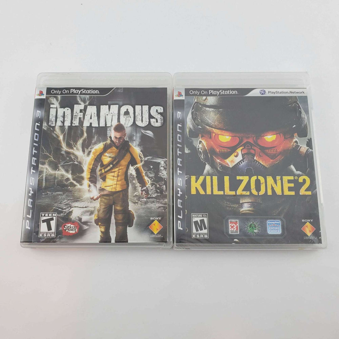 Playstation 3 Console Slim Bundle: Infamous & Killzone 2 | Retrolio Games