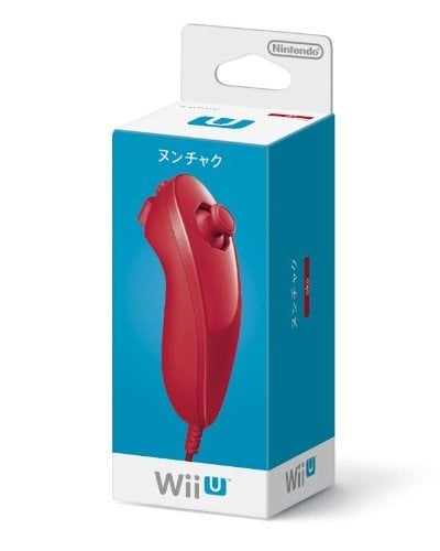 Red Nintendo wii nunchuk