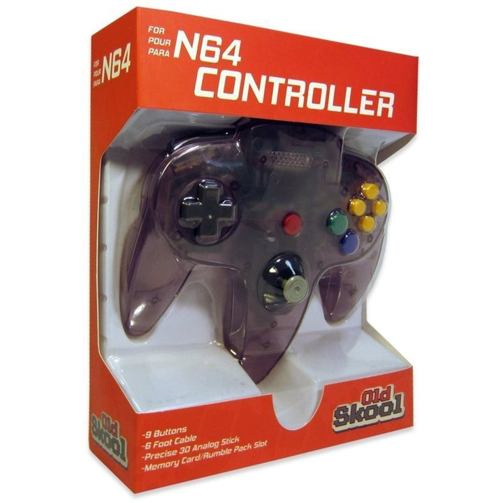 N64 Controller Clear Atomic Purple