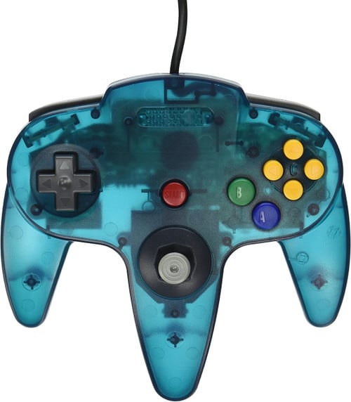 N64 Controller Clear Turquoise - Image 2