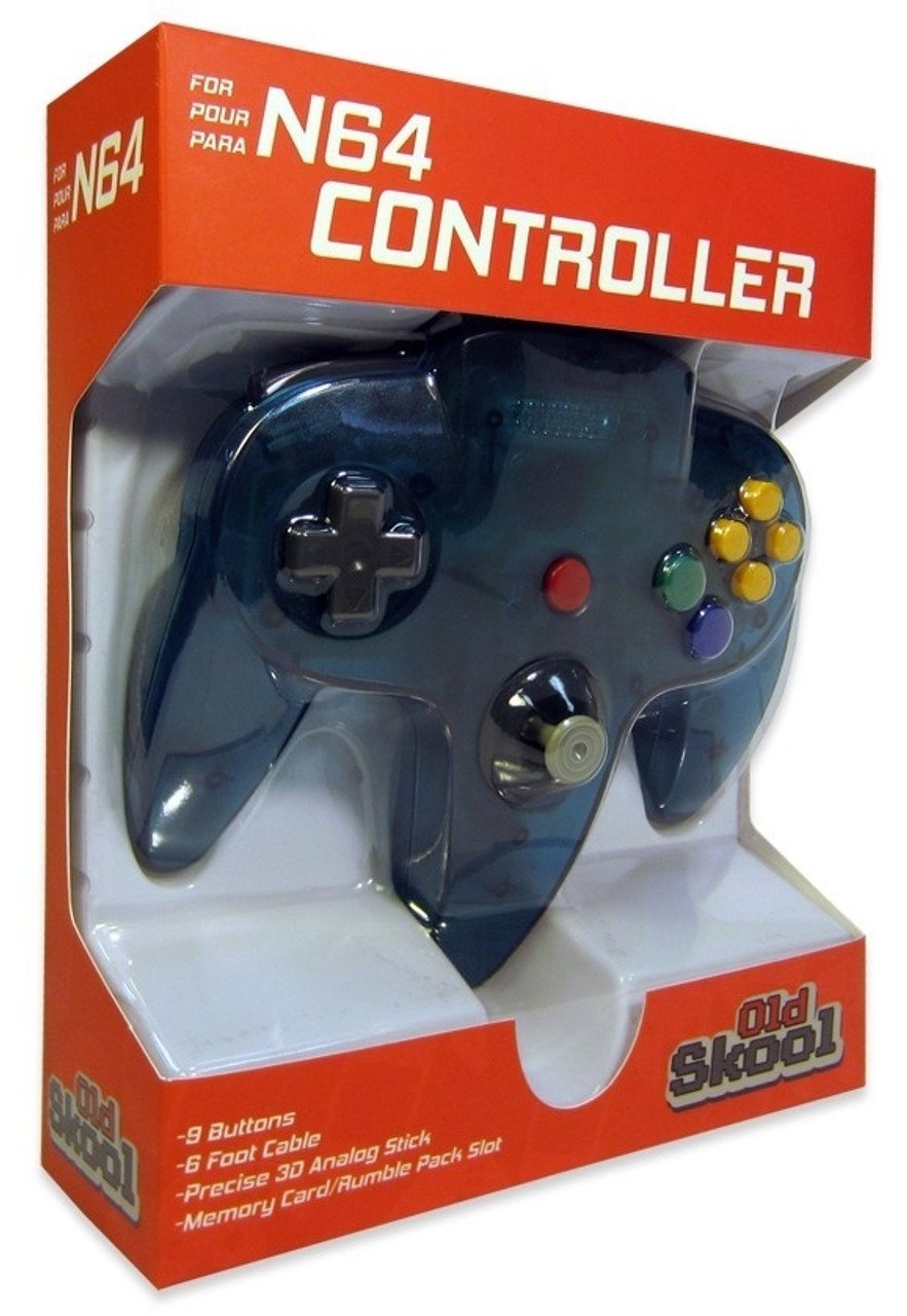 N64 Controller Clear Turquoise