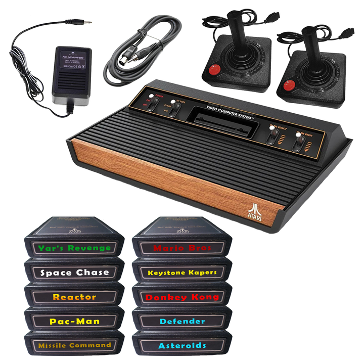 ATARI 2600 SYSTEM 10 GAME PRO PAK