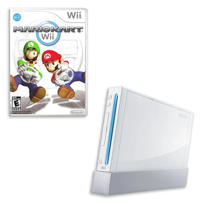 Nintendo Wii Console Bundle: Mario Kart Wii