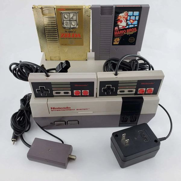 Nintendo NES Console Bundle: Super Mario Bros & Legend of Zelda - Image 2
