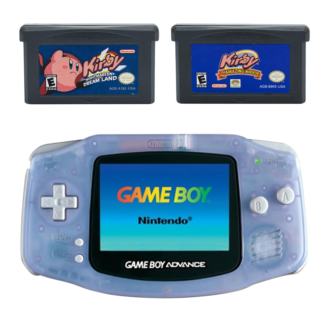 Nintendo Gameboy Advance Console: Kirby Bundle