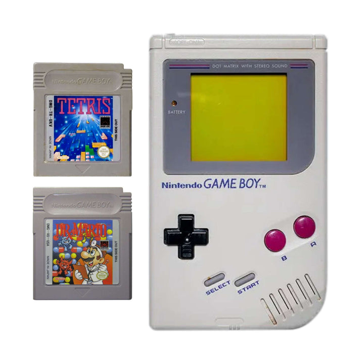 Nintendo Gameboy Console: Tetris & Dr Mario