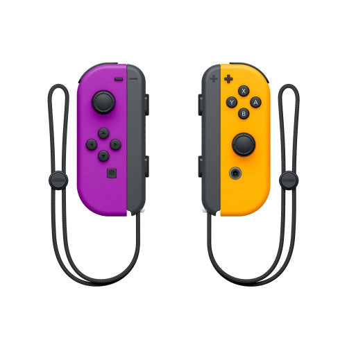 Joy-Con (G/D) - Violet Néon / Orange Néon - Image 2