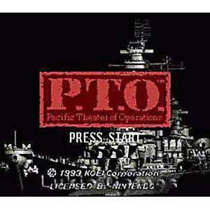 P.T.O. Pacific Theater of Operations - SNES Game | Retrolio Games