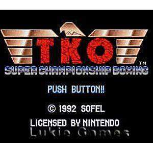 TKO Super Championship Boxing - SNES Game - Image 3