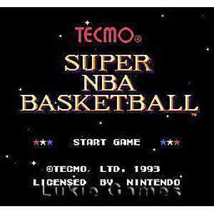 Tecmo Super NBA Basketball - SNES Game - Image 2