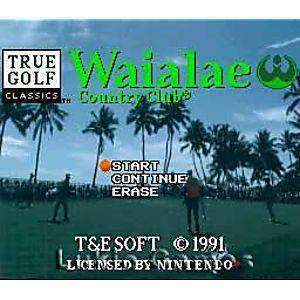 Waialae Country Club Golf - SNES Game | Retrolio Games