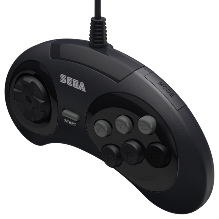 Sega Genesis Licensed 6-Button Controller (Black)