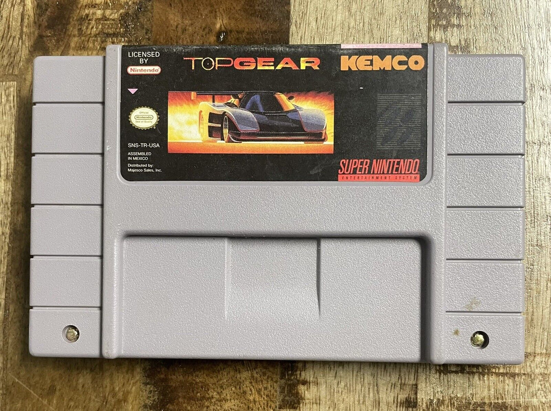 Top Gear - SNES Game..