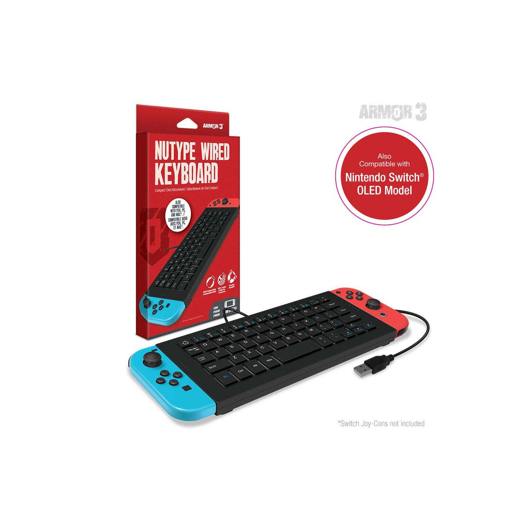 NuType Wired Keyboard Nintendo Switch