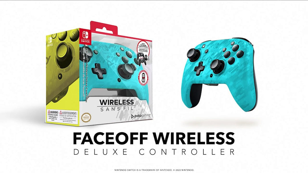 PDP Faceoff Wireless Deluxe Controller