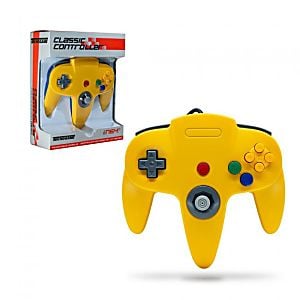Nouvelle manette N64 - Jaune / Bleu - Image 2