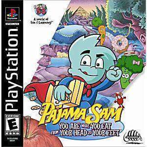 Pajama Sam You Are What You Eat From Your Head to Your Feet - PS1 Game | Retrolio Games