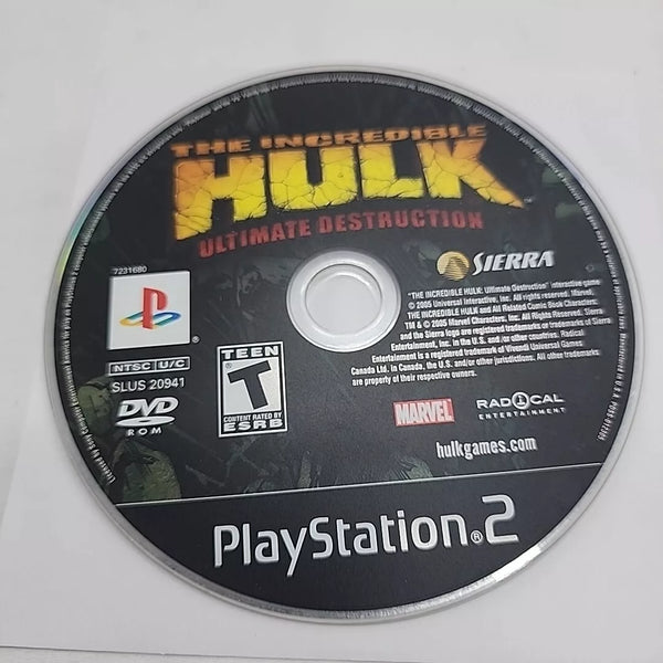 Incredible Hulk Ultimate Destruction - PS2 Game - Image 3