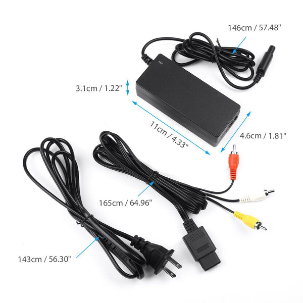 Alimentation et câbles AV pour Nintendo Gamecube - Image 3