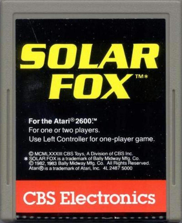 SOLAR FOX - ATARI 2600 GAME - Atari 2600 Game | Retrolio Games